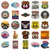 1050 Stuks Route 66 In De Graffiti Stickers Schattige Cartoon Sticker Voor Telefoon Computer Laptop Kantoorbenodigdheden Diy Speelgoed Geheime