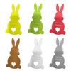 6Pcs DIY Easter Rabbit Cash Holder Unique Cotton Cloth Bunny Money Holder Ornaments Easter Money Holder Cards