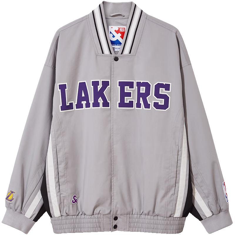 

Jack & Jones NBA Collaboration Loose Fit Baseball Jacket S