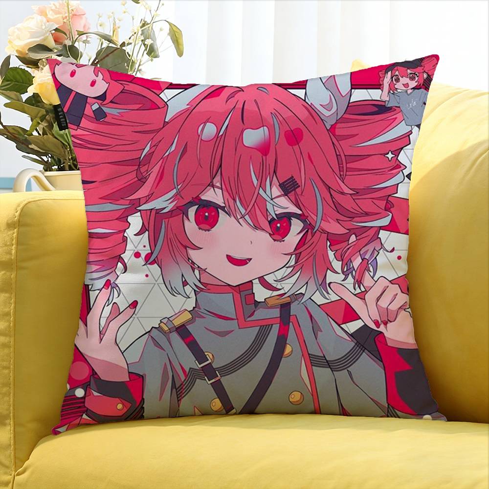 Singer K-Kasane Teto Various Sizes Square Pillow Case For Car Home Bedchamber Decor