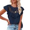 Elegant Women's Summer Blouses Fashion New Casual Woman Tops Women Shirt Blouse Chemise Femme Lace Blusas Top Female Mujer