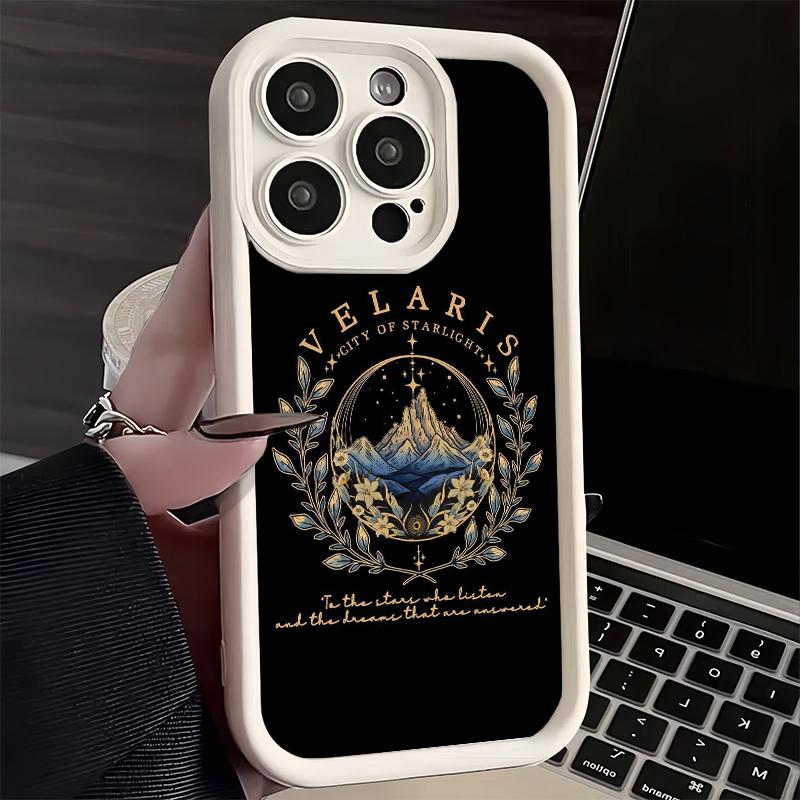 Phone Case for iPhone 17 Air 16E 15 16 Pro Max A Court of Mist Fury VELARIS City Cover 14 Plus 13 12 Mini Soft Shell Silicone Fu