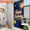 Happy Birthday Door Curtain Twenty One Requires Bedrooms Home Decor