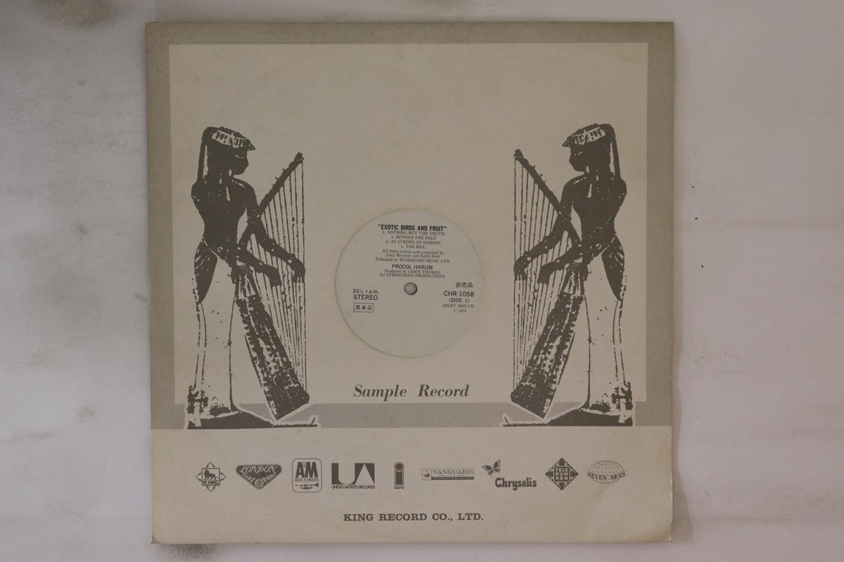 

LP Record PROCOL HARUM - Exotic Birds And Fruit CHR1058PROMO CHRYSALIS 1974 Japan Rock Used