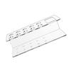 Wall Hanging Stationery Storage Rack Dry Wipe Marker Holder with 10 Compartments Efficient Classroom Organization Tool