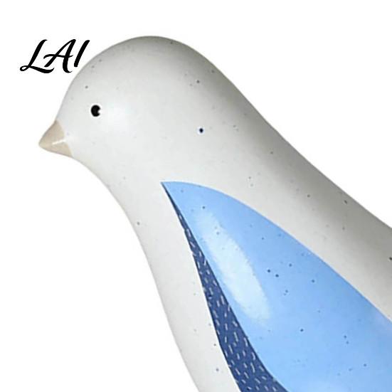 Smooth Glazed Ceramic Ornament Nordic Bird Figurine Decorative Ornament Modern Minimalist Natural Agility Home Decor Pieces Sculpture for