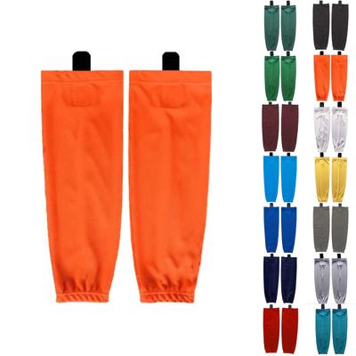 Effen ijshockey sokken, trainingskousen, sportkousen, een paar, 100% polyester, hockeyuitrusting, sportsokken