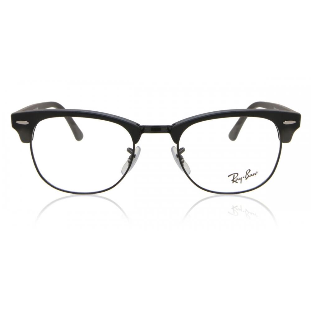Очки Ray Ban Rx5154 Clubmaster 2077 Унисекс Matte Black/53-21-150