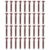 18/36/50Pcs Vinyl Shutter Fasteners Shutter Spikes UV Resistant Simple Installation