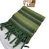 Korean Version of Striped Seahorse Hair Scarf Winter Girls High-end Pulling Color Warm Scarf Student Couple Shawl