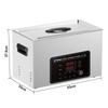 3L/0.8 gal 7 Levels Digital Ultrasonic Cleaner with 100W Heater & Timer, 120W Power, Degas for Jewelry, Glasses, Home Use