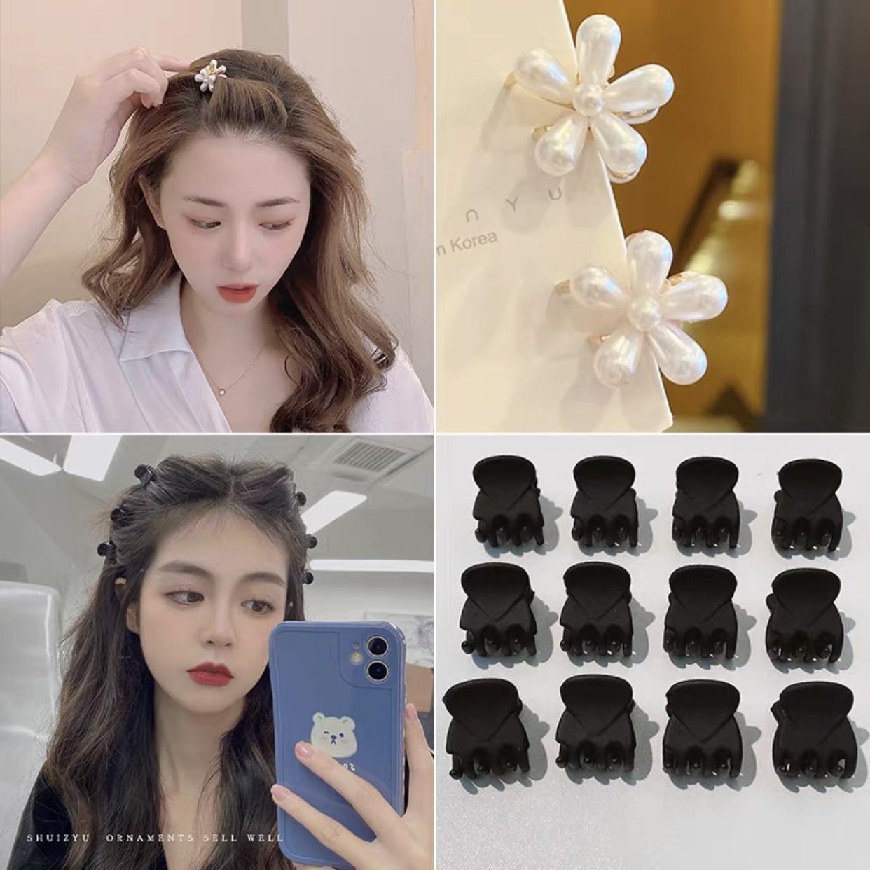 

YANRONG 1 компл., сплав, мини-жемчуг, женские воздушные когти, маленькие когти для волос, детские милые заколки для волос, заколки для волос, модные матовые аксессуары для волос