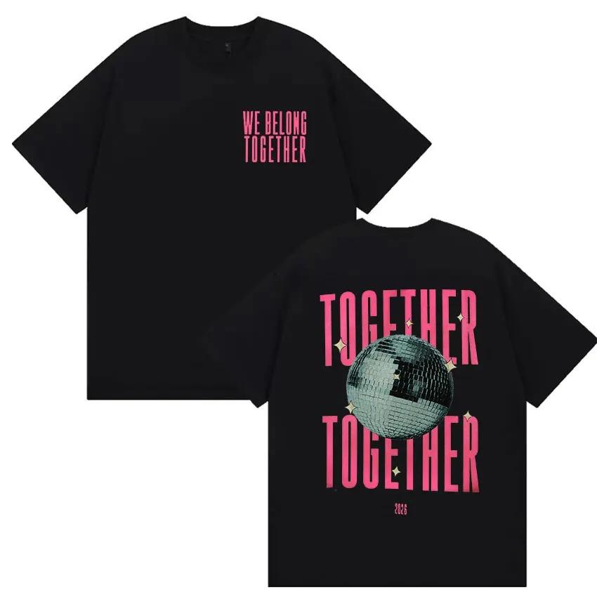 

2026 Harry Styles We Belong Together T Shirts Unisex Women High Quality Vintage Oversized Tshirt Summer Cotton Short Sleeve Tshirt S