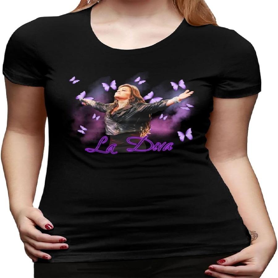 Женская футболка Jenni Music Rivera из мягкого чистого хлопка. Повседневная и незаменимая для путешествий. S