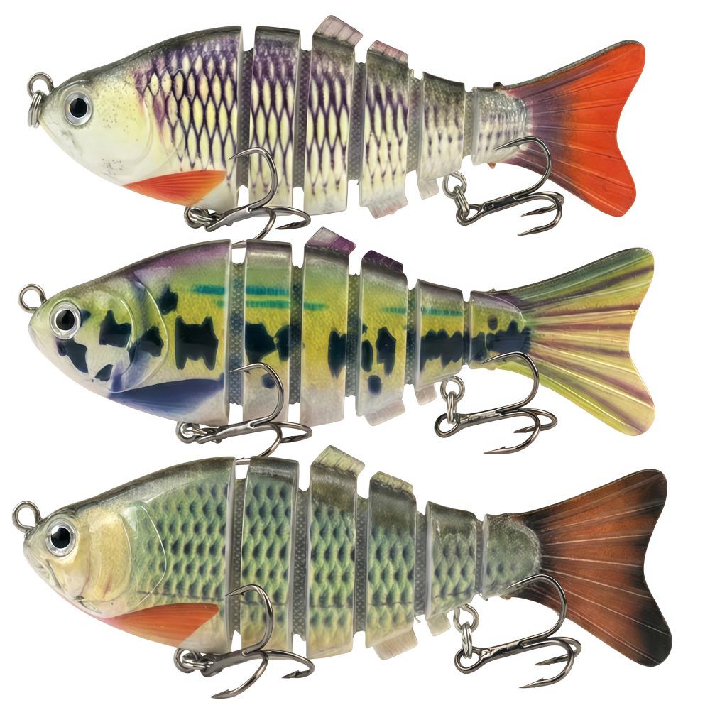Cross-Border Hot-Selling 6-Section Minnow Fishing Lure - Multi-Section Hard Bait