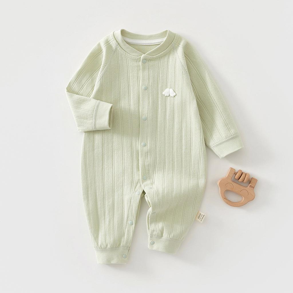 Newborn Baby Clothes Cotton Long Sleeve Romper Soft Infant Onesie Spring Autumn Winter Pajamas Crawling Suit