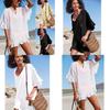 Beach Cover Up Dress With Tencel Blend Fabric For Summer Vacation Wear