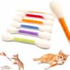 6Pcs Anti-Boredom Cotton Swab Cat Toy Oversized Cat Accessories Kitten Chew Toy  Interactive Play