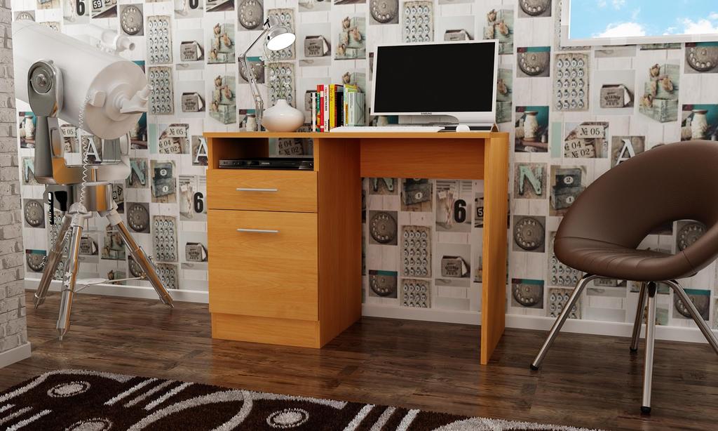 Bodo Dsp 100Cm Alder Desk, Chest Of Drawers