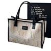 Canvas-Tasche mit großem Fassungsvermögen, vielseitige 2025-Tasche, Damen-Handtasche, neue Mode, Schulter-Mommy-Tragetasche, ethnischer Stil