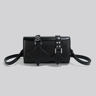 Designer Silver Bag Women's  New Vintage Versatile PU Star Pattern Single Shoulder Bag Buckle Personalized Fashion Handbag
