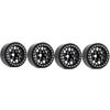 Aluminum Alloy Wheel Beadlock 2.2in Wheel S Hub 4pcs Replacement for 4 SCX10 90046 03007 Gen8 1Celsius10 Remote Control Car