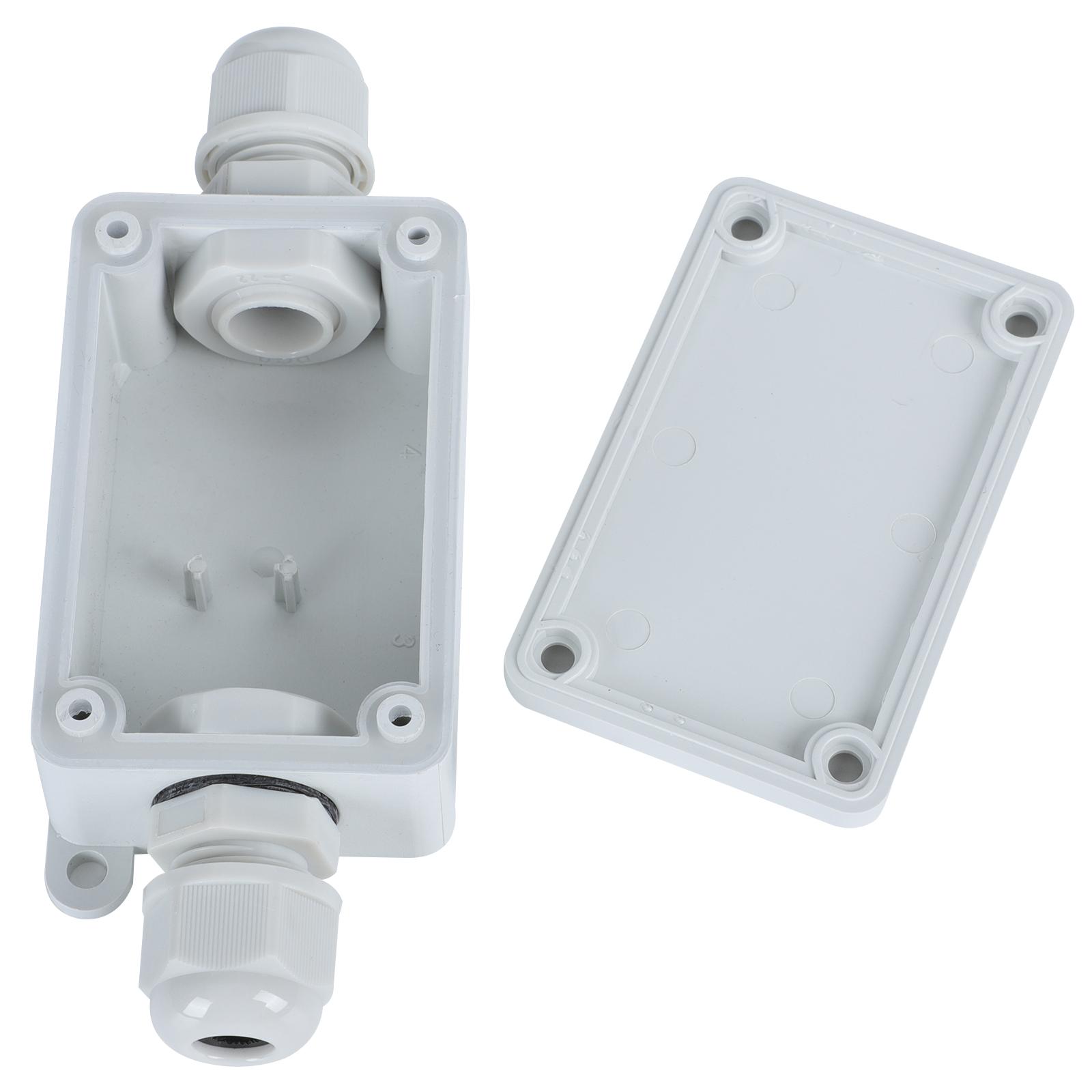 

Junction Box Boxes Electrical Cable Protective Device Dedicated Weatherproof Connection PC Cables 11.4x4.2cm білий