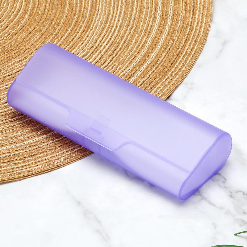 Lightweight Semi-transparent Hard Plastic Glasses Case - PP High-grade Reading Glasses Storage Box