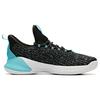 Anta Light Cavalry 4 Non-Slip Wear-Resistant Low-Top Basketball Shoes Men sneaker Black Blue White 11921668-6