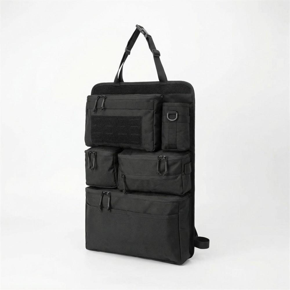 Portable Car Seat Back Storage Bag Multifunctional Hanging Rear Seat Bag  Camping Accessories