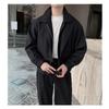 Spring Jacket Men's Trendy and Handsome Lapel Loose High Street Long-sleeved Versatile Jacket