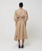 Meuameu Puff Sleeve Trench Coat Dress