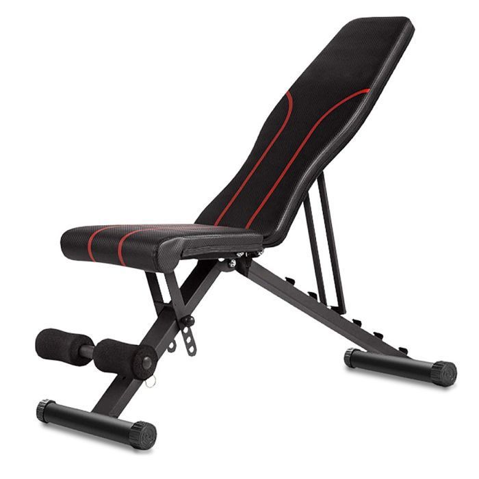 Banc incliné - Divit VS1 - Réglable - Multi-positions - Cuir PU noir