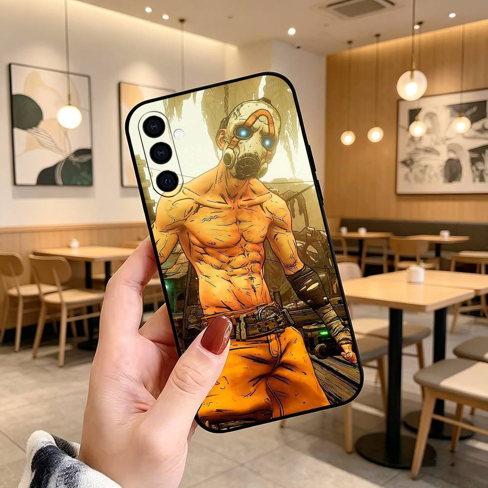 Game B-Borderlands P-Psycho Gift Phone Case For Samsung Galaxy A73,A72,A71,A70,A53,A52,A51,Soft Silicone Black Cover