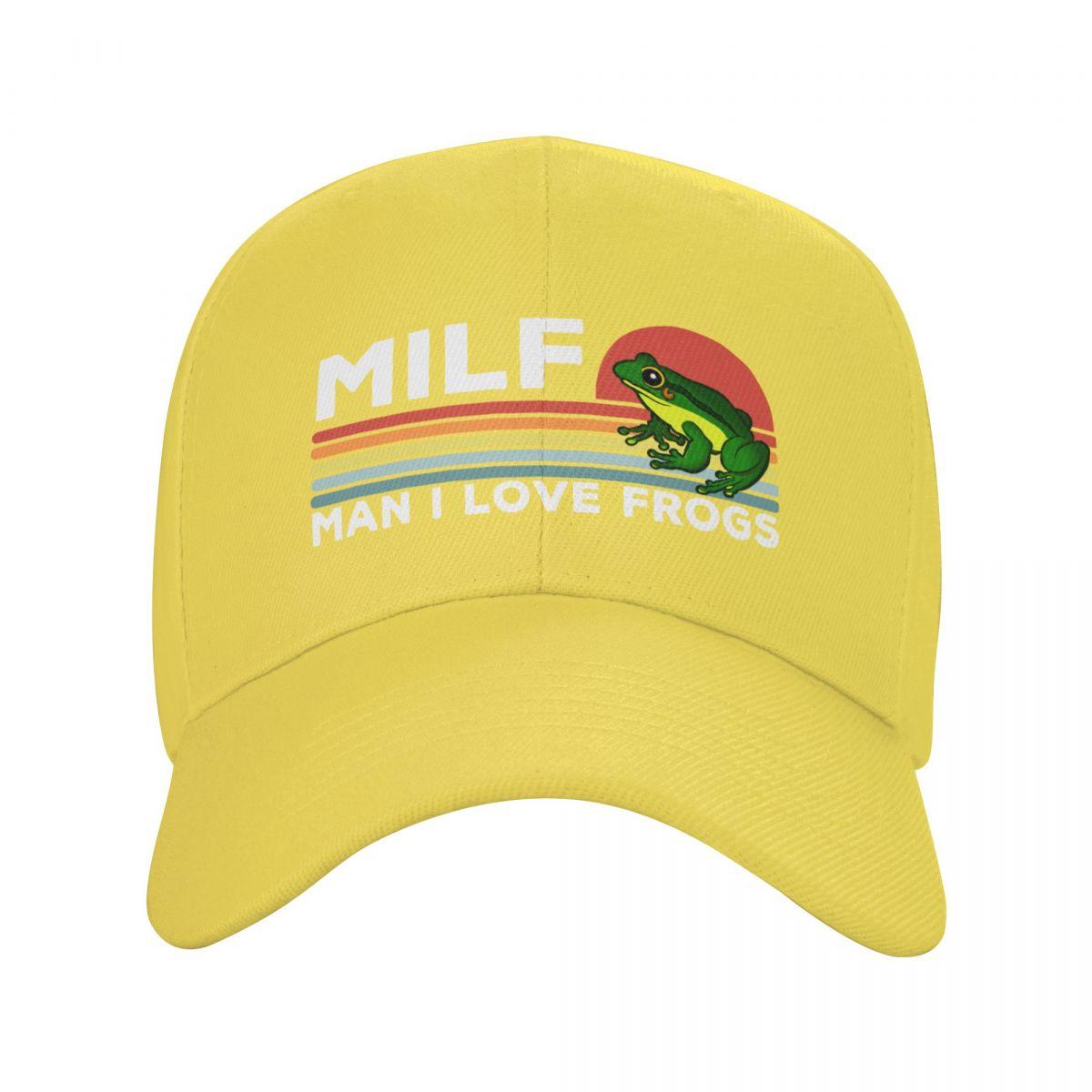 

Бейсбольная кепка унисекс с надписью «I Love Frogs» на заказ, дышащая бейсболка для папы, уличные шапки Snapback, кепки дальнобойщика Adjustable Cap