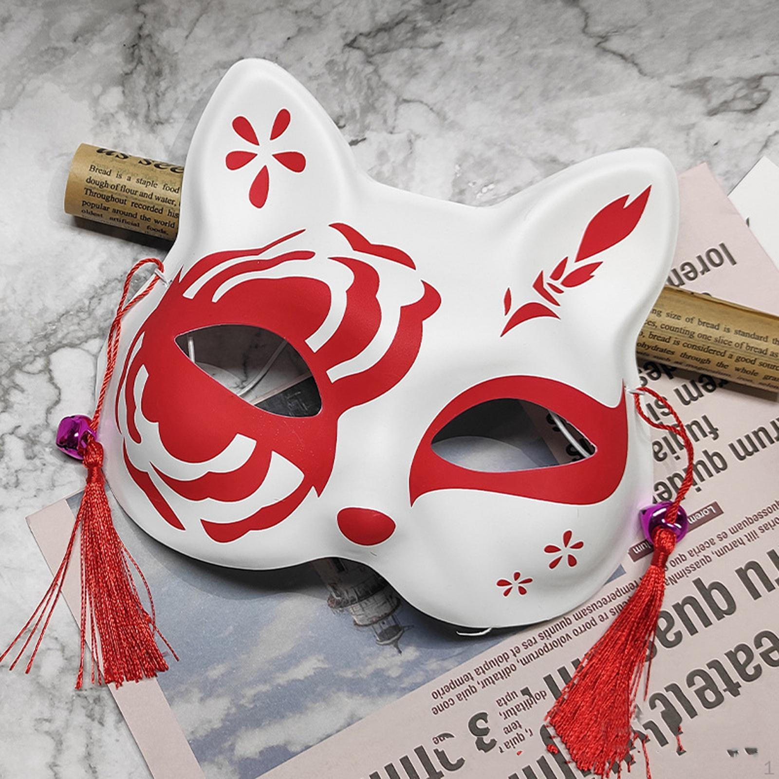 

Набор масок кошки и лисы для Хэллоуина, косплея red and white