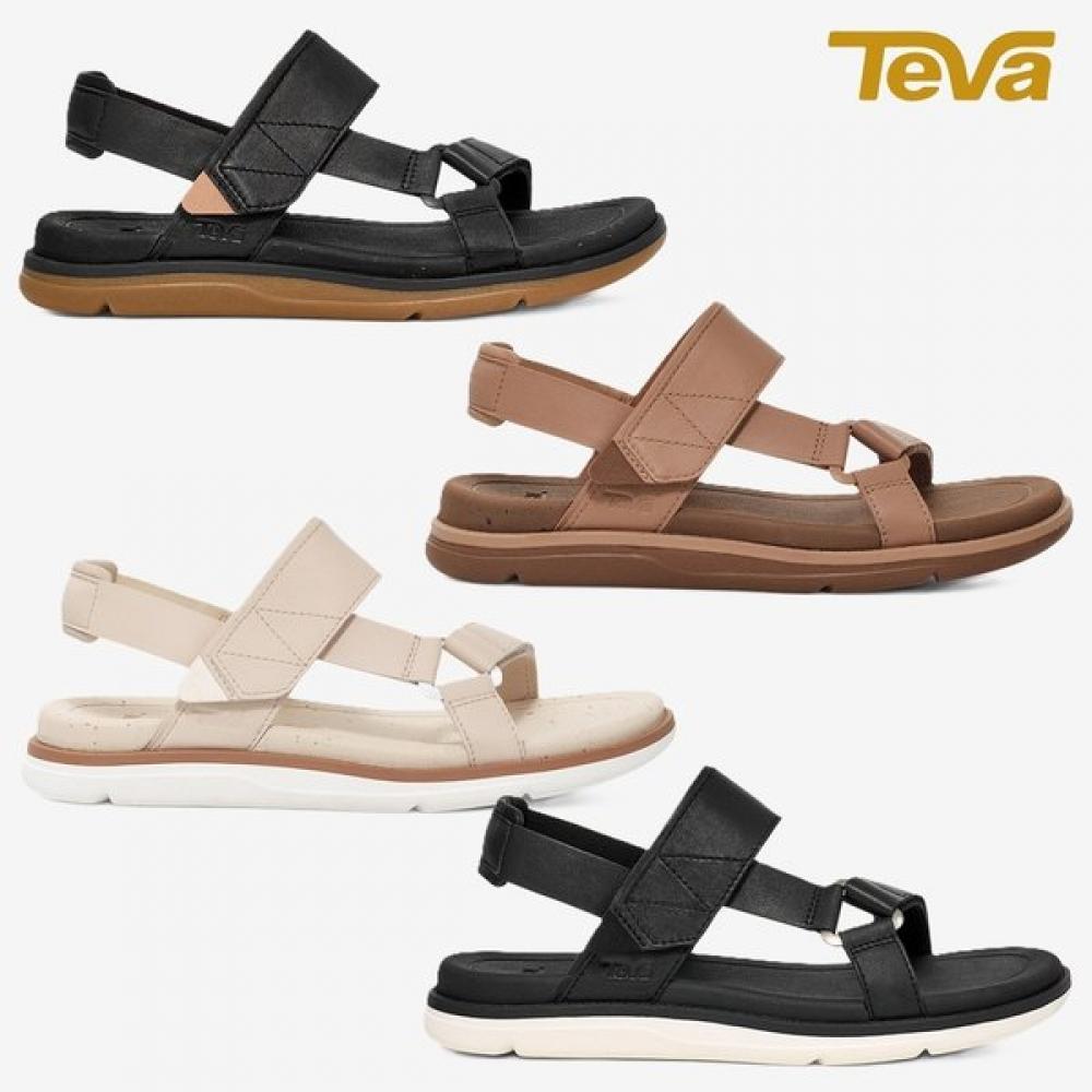 Teva Women S Comfortable StyliSh Leather SandalS Madera Slingback Stvf2512570 220/BLK (black/brown)