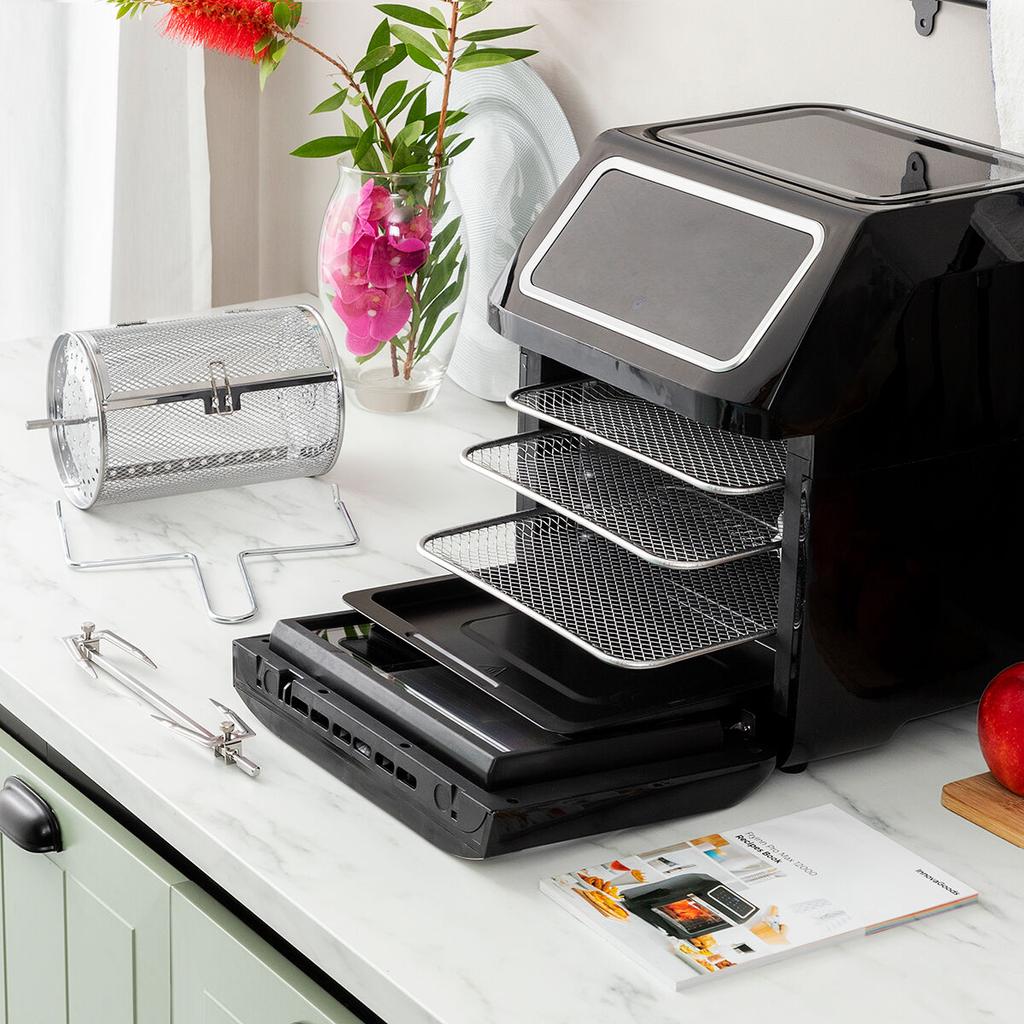 Air Fryer InnovaGoods Fryinn Pro Max 12000 Black 1800 W 12 L Stainless Steel