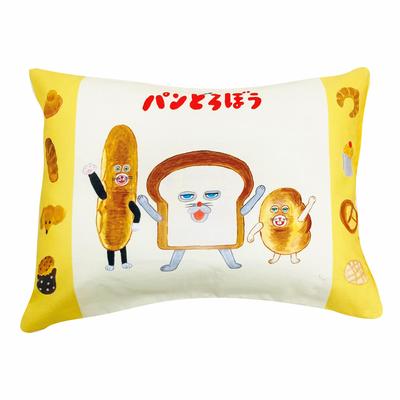 MORIPiLO Pan Robber Pillow 40x30cm Washable with Cover Stuffed Toy Cushion Character Goods Beige Morishita 4621501 Children's Approx.