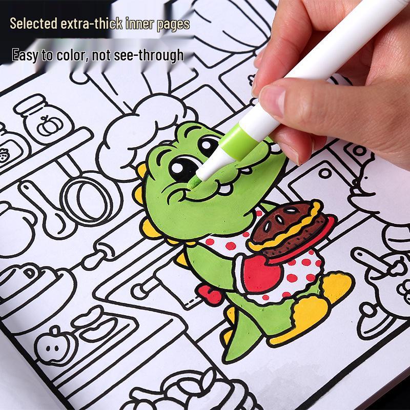 Strašidelná roztomilá příšerka omalovánky