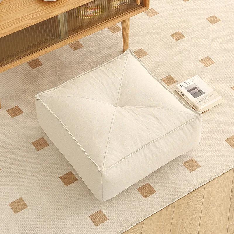 40x40x15cm Floor Cushions Thick Small Sitting Pier Square/Round Pouf Lazy Cushion Home Sofa Bay Window Decor Lattiatyynyt