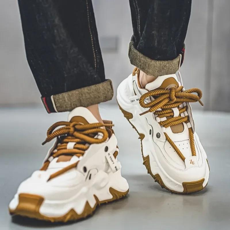 Luxury Brand Men Sneakers Comfort Breathable Fashion Running Shoes 2025Outdoor Trend Skateboarding Shoes for Men Tenis Masculino