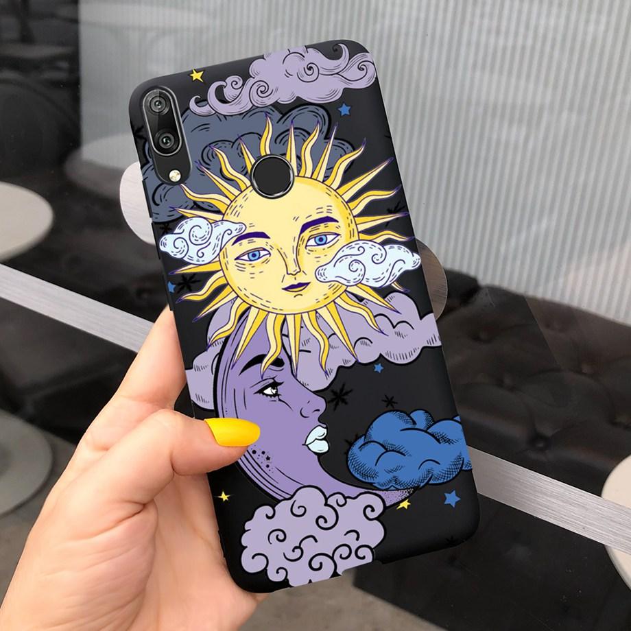 For Huawei Y7 2019 Case Soft TPU Phone Case Y 7 2019 Cover for Huawei Y7 Prime 2019 Silicone Coque Funda Matte Skily Back Shell