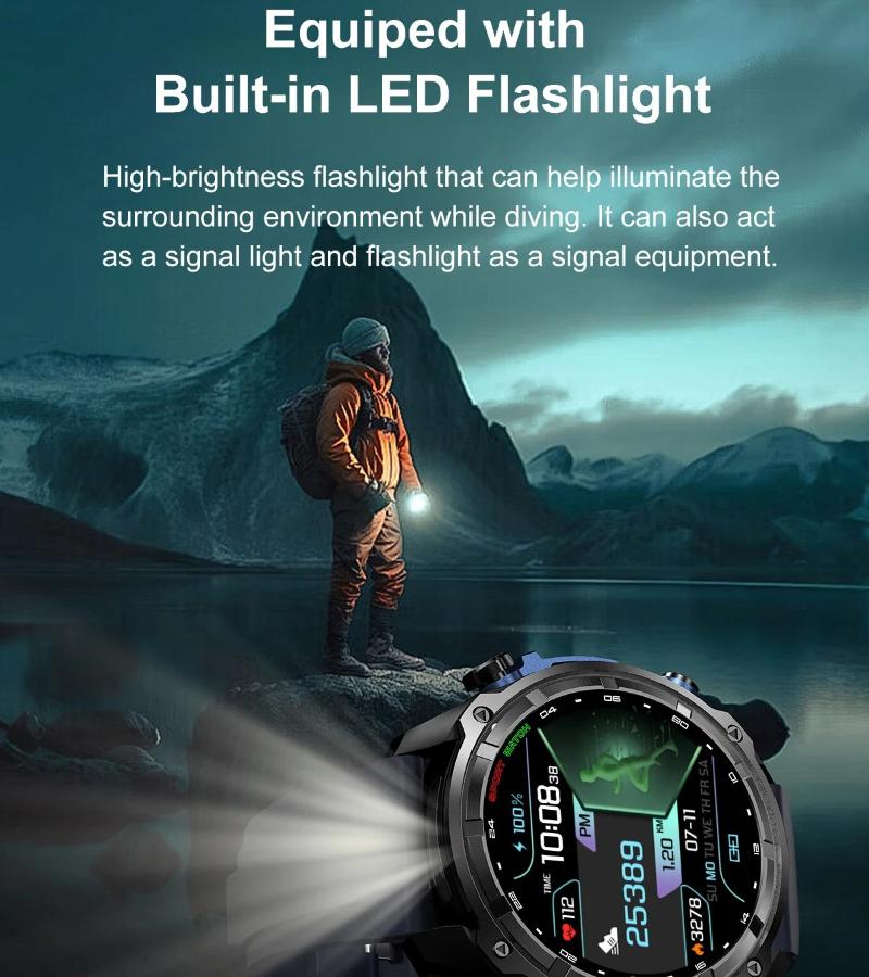 New Men GPS Offline Map Smart Watch Built-in GPS 4GB Memory HD Corning Gorilla Screen 10ATM Waterproof Bluetooth Call Smartwatch