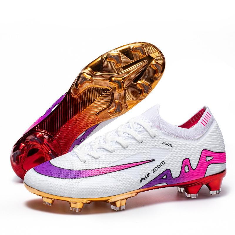 European Cup thorn football shoes men's low-top long nails broken nails student lawn game training shoes women