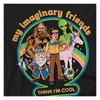 Steven Rhodes Unisex Adult My Imaginary Friends Long-Sleeved T-Shirt