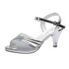 Summer New Korean Style Women's Stiletto High Heel Sandals Sexy One Buckle Peep Toe Sandals