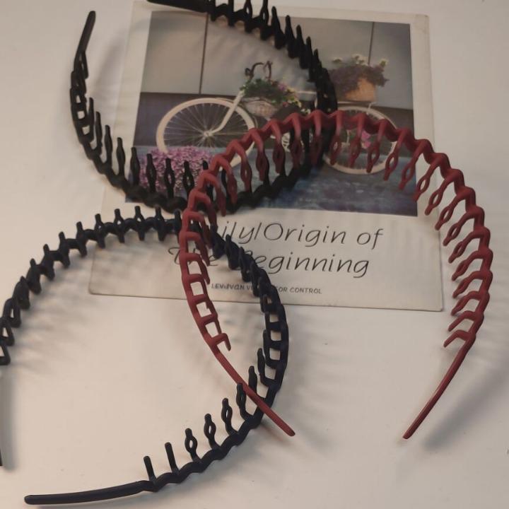 Women's Non-Slip Matte Headband with Teeth for Makeup & Bangs Control