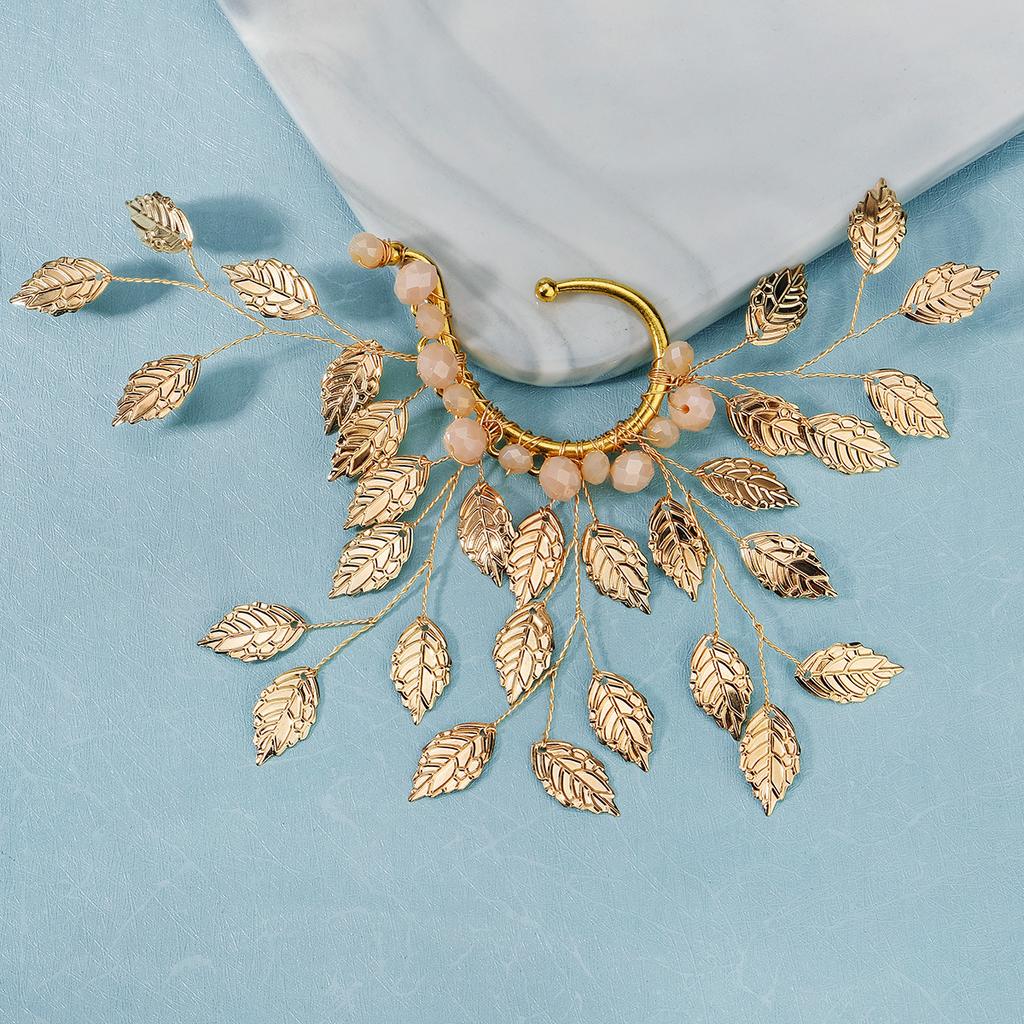 Ear Clip with No Hole Design, Sweet and Shiny Earrings for Women, Exaggerated Ear Sleeve Design, Eye-catching Jewelry Gift for Birthday Parties