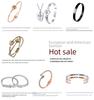 Set di Braccialetti con Lucchetto d'Amore Chiave per Coppia Creativa Transfrontaliera in Acciaio al Titanio